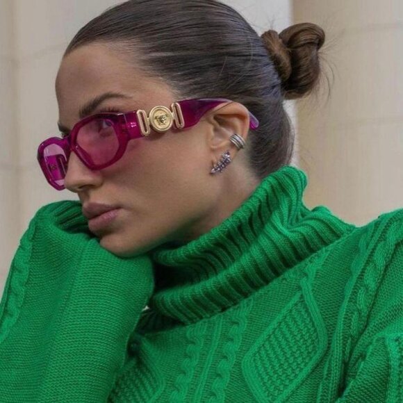 Versace VE4361 311/6G Oval Sunglasses –Grey - Picture 4 of 10